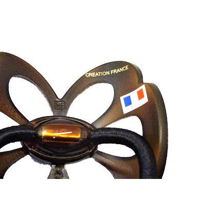 French Design ゴムポニー 花透かし デザインポニー |  | 08