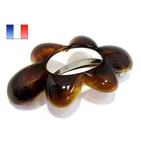 フランス デザイン バレッタ 花形 中抜き型（8.5ｃｍ） |  | 04
