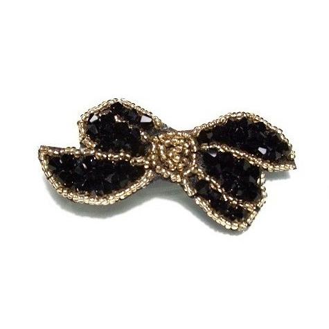 バレッタ カットビーズモチーフ Flower&Ribbon |  | 01