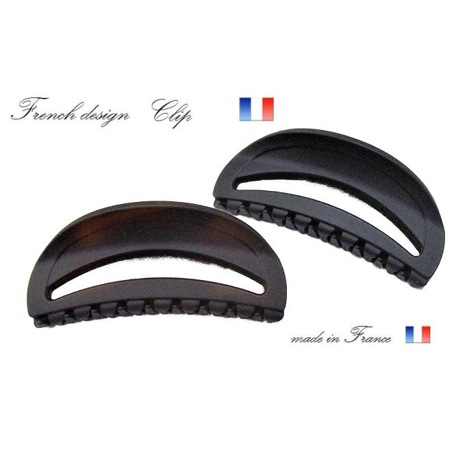 【再入荷】フランス製 バンス 半月型中抜きバンス マットカラー (7.5cm)【宅配便のみ】 | 