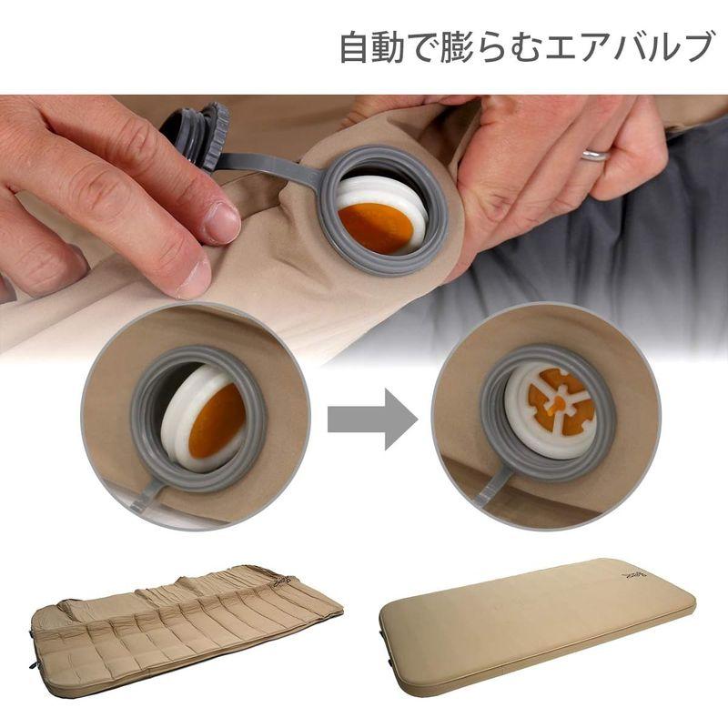 DOD(ディーオーディー) ソトネノキワミM キャンプマット 極上の寝心地厚さ10cm CM2-650-TN ディーオーディー ソトネノキワミM キャンプマット 極上の寝心地厚さ10cm CM2 TN