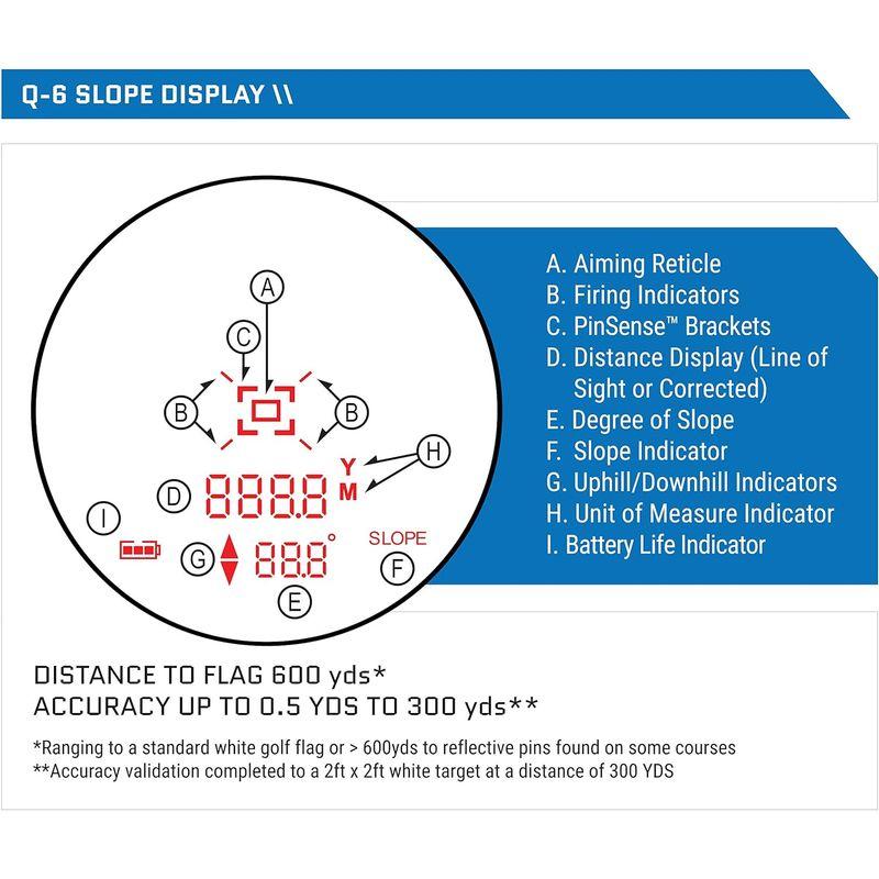 即購入可★ Cobalt Q-6 ゴルフ レーザーレンジファインダー ブルー/ブラック (スロープ) 【X1545351300】(54281円)