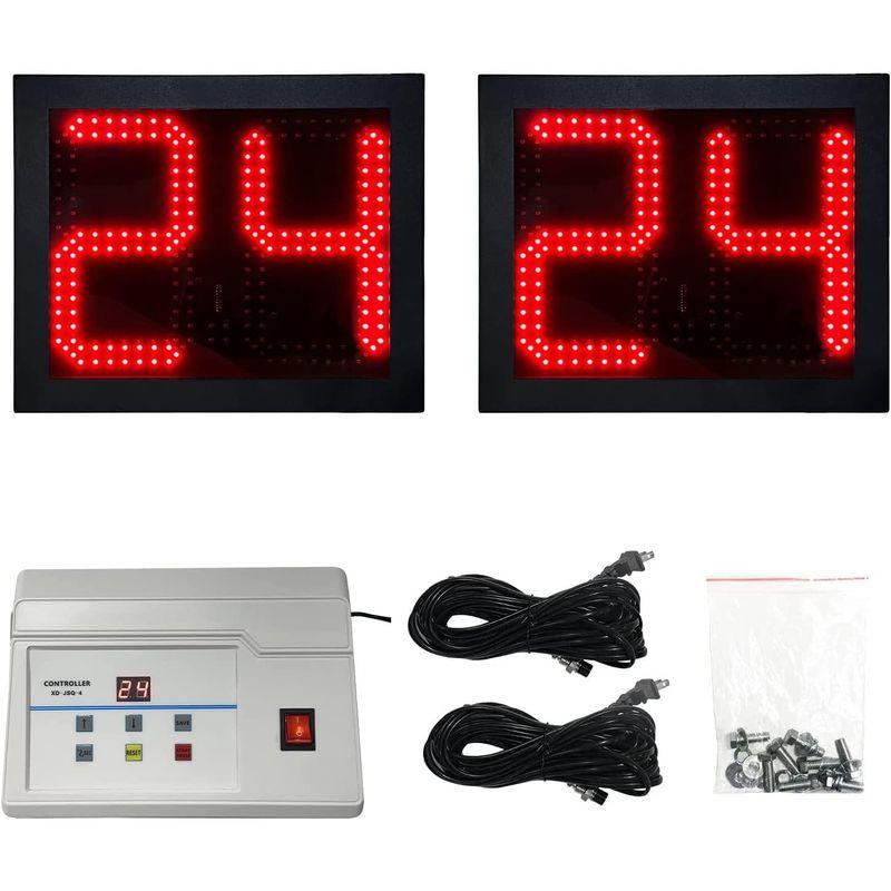 限定素材を使用 YZ カスタムタイム 14/24秒ショットクロック バスケットボールコート ポータブルショットクロックタイマー バスケットボールゴール コン 【UOI1863922777】(65471円)