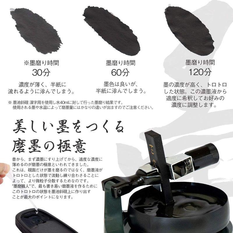 墨運堂 墨磨機 墨磨職人 SS型 漢字硯板付 13627 墨磨職人 墨磨機 SS型 漢字硯板付 磨墨量