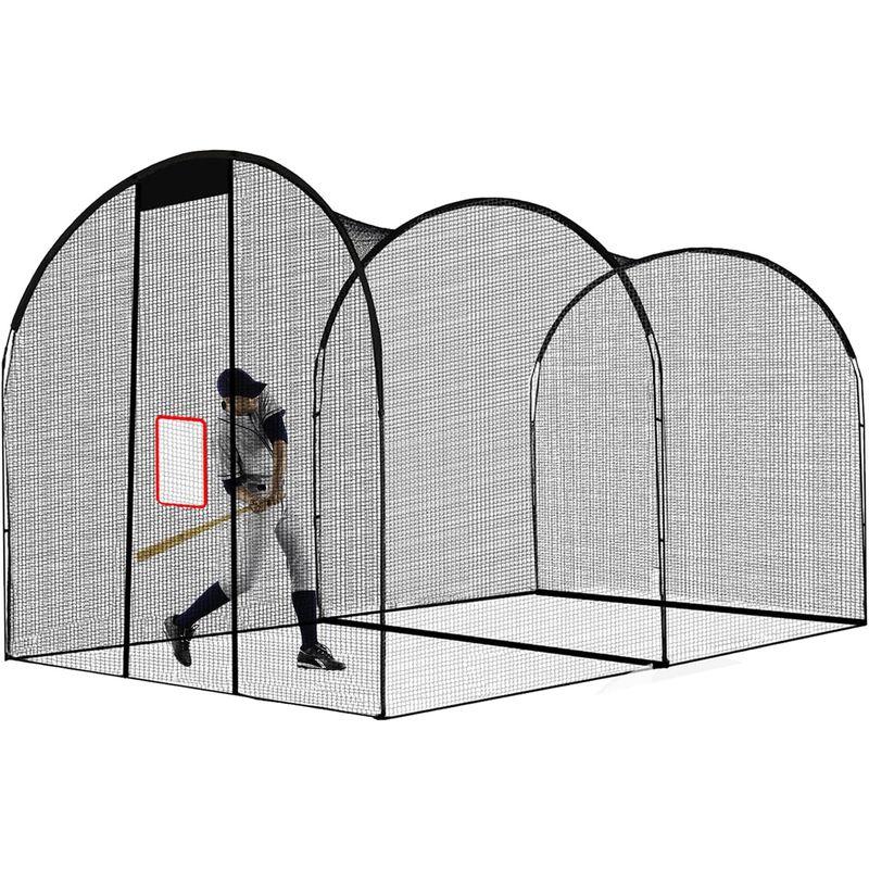 バッティングネット 野球バッティングゲージ 野球ネット バッティング 3x3x5m 組み立て式 防球ネット 飛散防止ネット 練習用 軟式 硬 野球バッティングゲージ 野球ネット バッティング 3x3x5m 組み立て式 防球ネット 飛散防止ネット 練習用 軟式