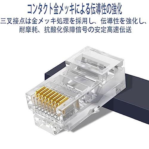 【 30個セット】RJ45 Cat6 LANコネクター LAN コネクタ 8P8C UTP Cat6A対応LANケーブル用コネクタ プラグ クリスタルヘッド｜e-selection｜07