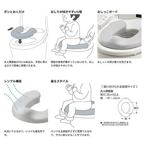 リッチェル ソフト補助便座K グレー｜e-selection｜04