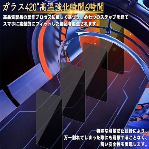 対応 iPhone 15 pro ガラスフィルム apple iphone 15 Pro ガイド枠付き 指紋防止 2*覗き見防止 フィルム+2* レンズ保護フィルム+ 1*ガイド枠付き国産 |  | 05