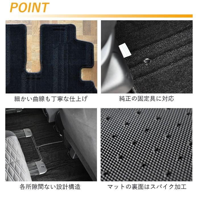 三菱 デリカD5 D:5 CV系 ディーゼル 7人 フロアマット ステップマット