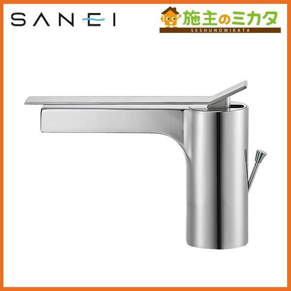 三栄水栓 SANEI K4731PJK-13 シングルワンホール洗面混合栓 寒冷地用 混合水栓