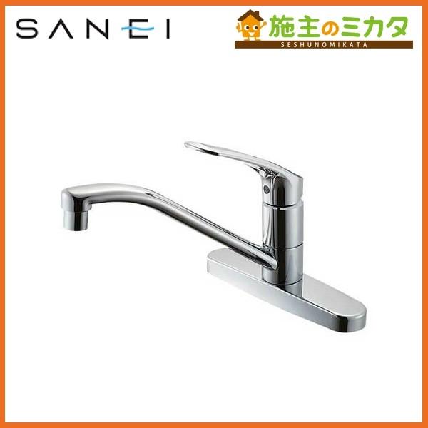 三栄水栓 SANEI K676EV-13 シングル台付混合栓 混合水栓