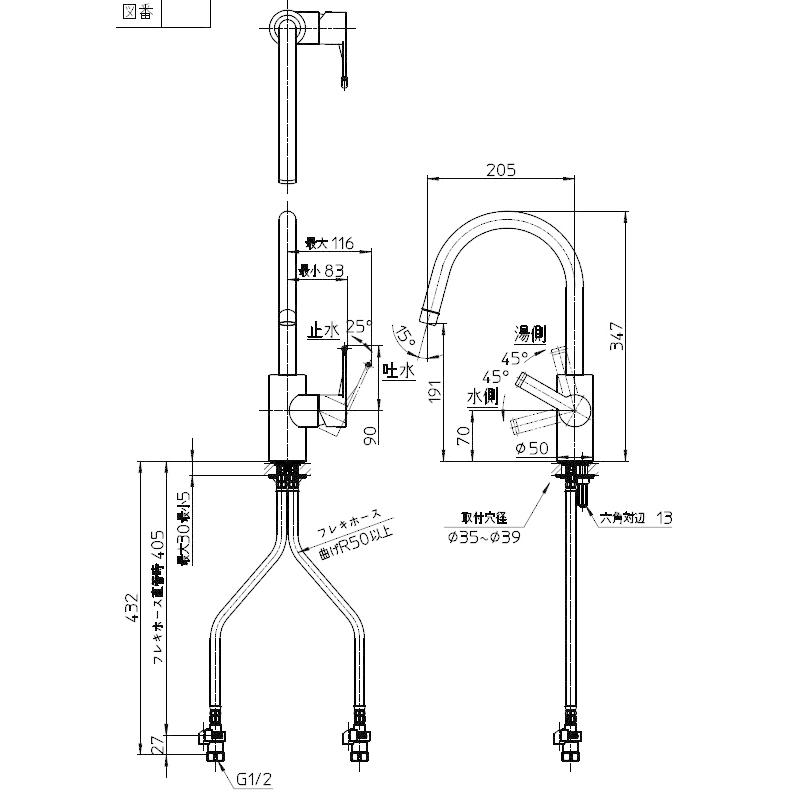 SANEI キッチン用 シングルワンホール水栓 K8751JV-13 ユアサプライムス.com｜SANEI ワンホールシングルレバー混合栓