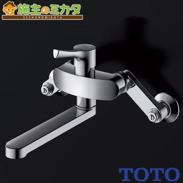 TOTO 在庫あり 壁付シングル混合水栓 TKS05315J エコシングル 共用