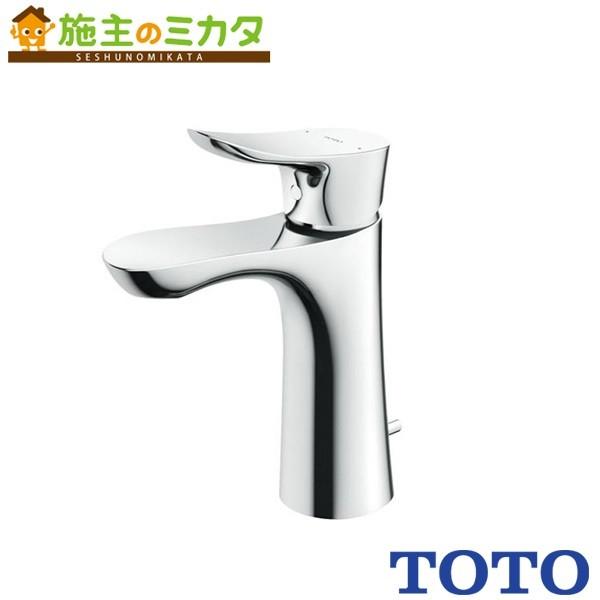 TOTO 洗面所用水栓 TLG01302JA 台付シングル混合水栓 エコシングル ワンプッシュ 共用 :TLG01302JA:施主のミカタ