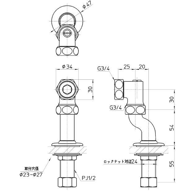みなページ ナベ頭組込ねじ(三価クロメート・丸ワッシャー付) TRUSCO 【通販