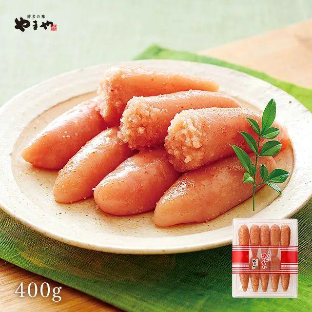 博多の味 やまや 明太子 切子 熟成うちのめんたい切子(無着色)400g