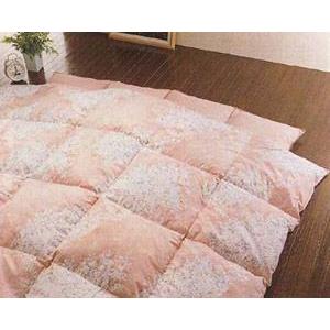 羽毛掛布団 シングル　 ダウン 90%/フェザー 10% ＜ピンク系＞