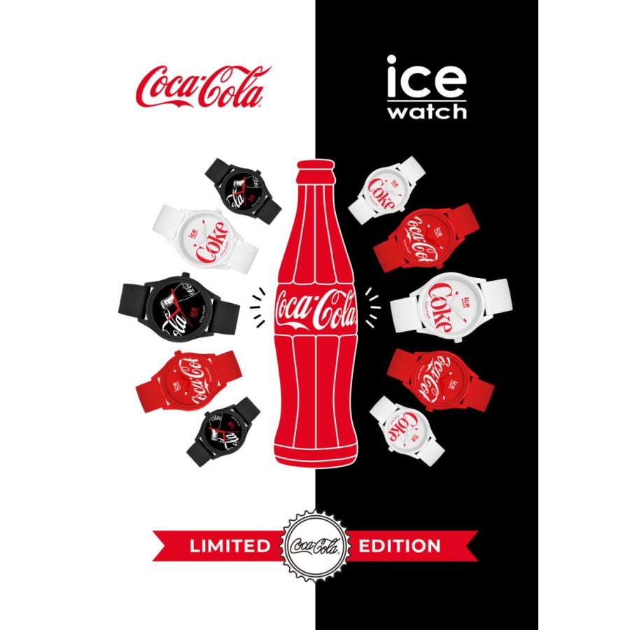 アイスウォッチ ICE WATCH コカ・コーラ コラボレーション ソーラー 腕時計 世界限定1200本モデル アイコニック レッド 40mm 019620 正規品 送料無料｜e-shop-seikodo｜05