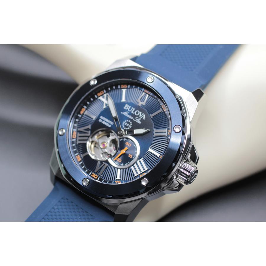 【自動巻き】ブローバ BULOVA 98A303 マリンスター メンズ腕時計 Marine Star （豪華おまけ有） ブローバ BULOVA 腕時計 メンズ