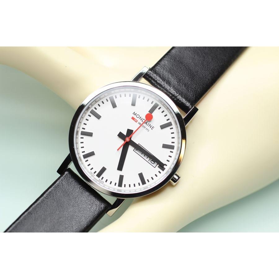 モンディーン MONDAINE 腕時計 クラシック デイデイト 36ミリモデル  