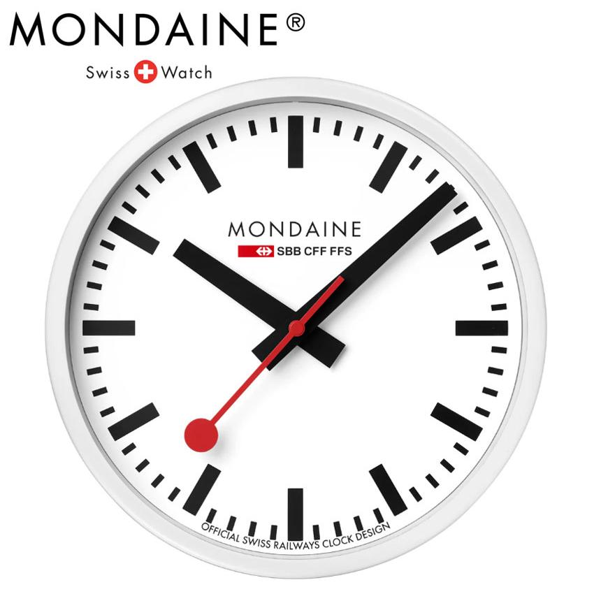 MONDAINE（モンディーン） ウォールクロック 新作 NEWカラー ホワイト
