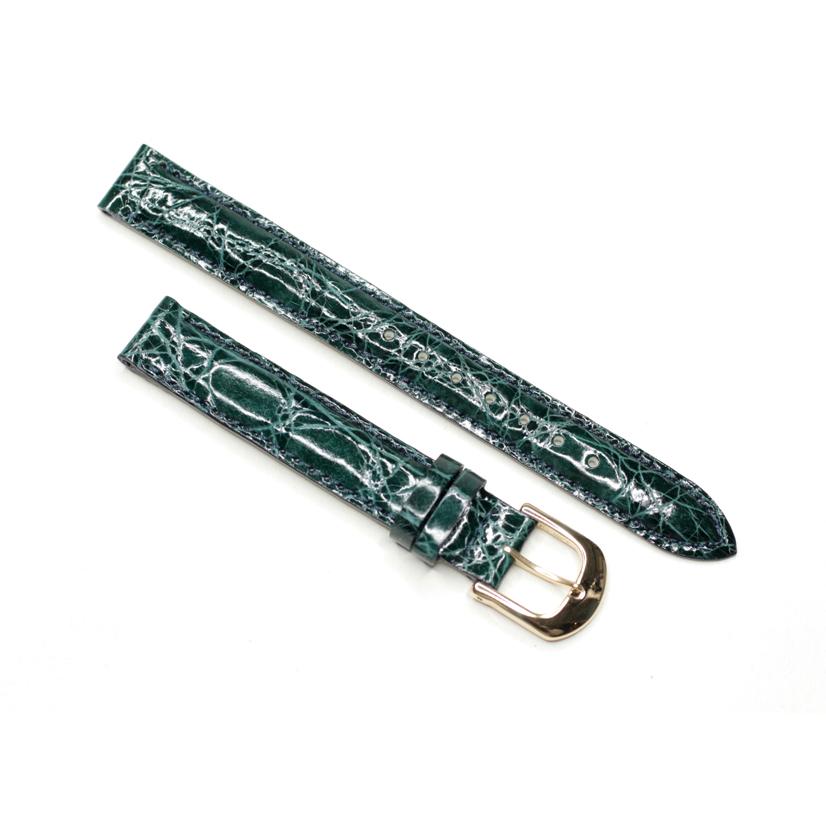 SEIKO（セイコー） 天然ワニ革 時計バンド ノイエ専用 12ミリ ダーク