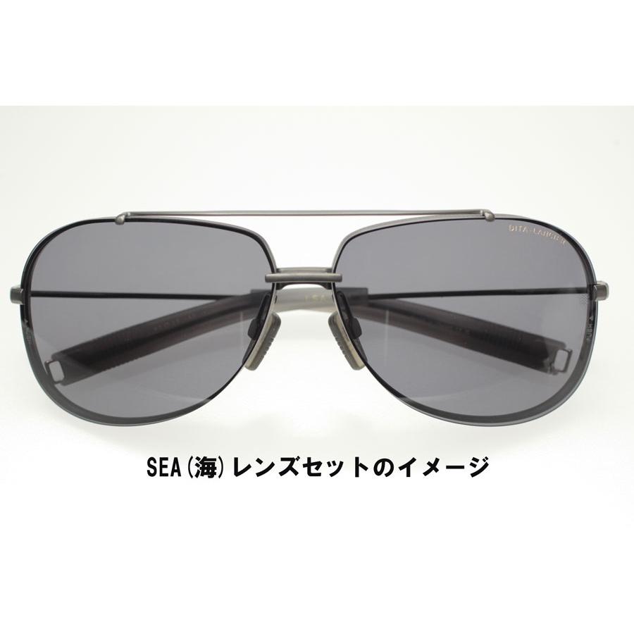 DITA LANCIER ディータ ランシア サングラス 3種類のレンズ付き Land（偏光） Sea（偏光） Air（無偏光） DLS100-A-01 正規品 送料無料の画像
