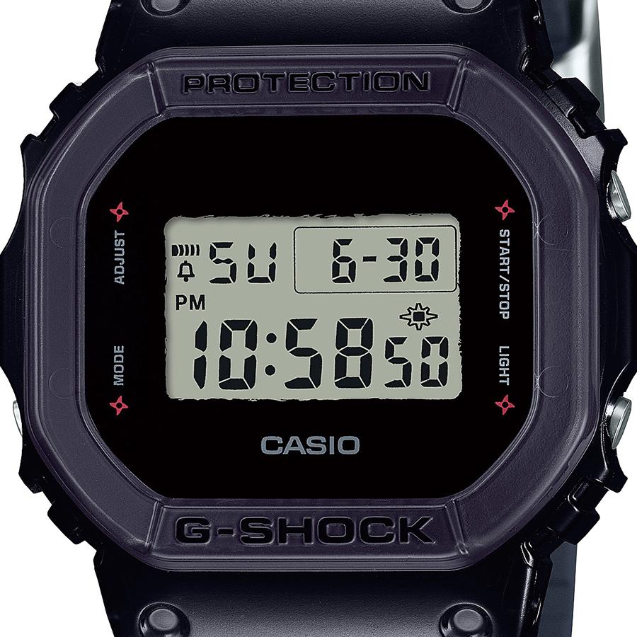 カシオ Gショック G-SHOCK 忍者をデザインモチーフ すいとんの術 made in Japan DW-5600NNJ-2JR 国内正規品 送料無料｜e-shop-seikodo｜02