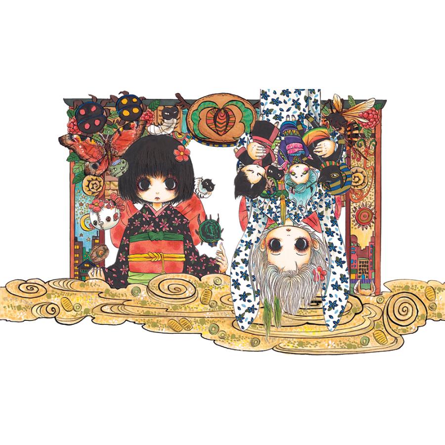 鬼灯の冷徹 コラボ眼鏡 座敷童子モデル メガネフレーム 伊達