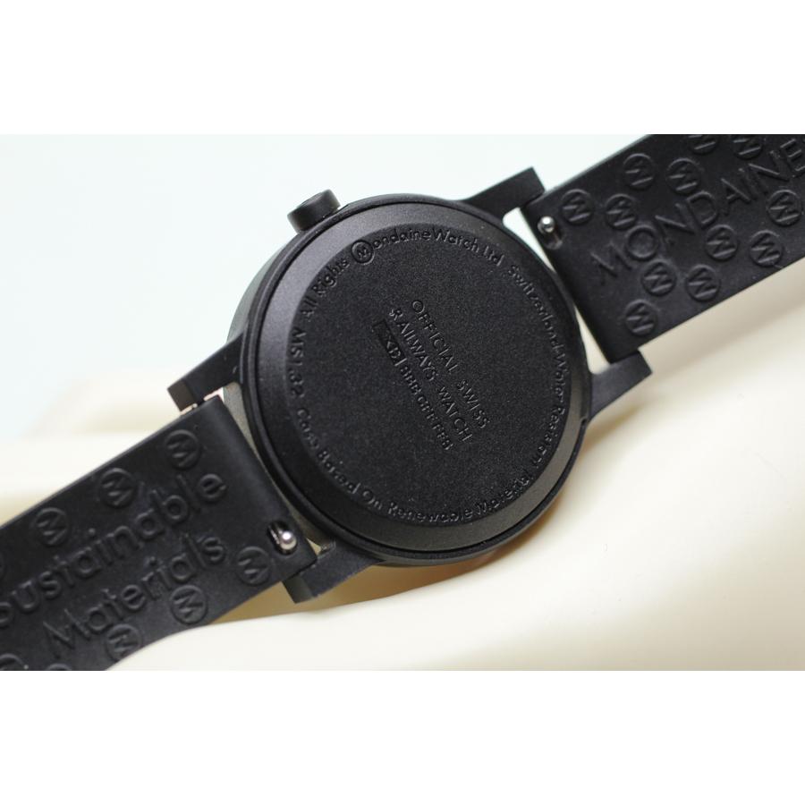 モンディーン MONDAINE 腕時計 エッセンス essence 32ミリサイズ ホワイト文字盤 ウレタンストラップ MS1.32110.RB 正規品 送料無料｜e-shop-seikodo｜03