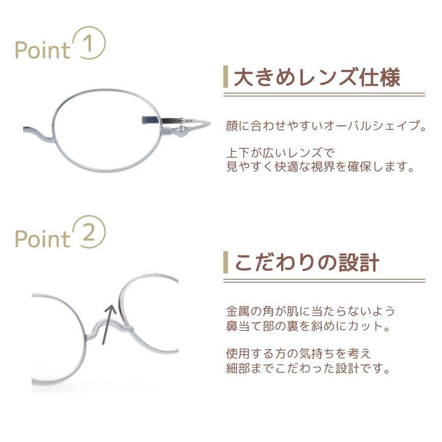 SHIORI 薄型折り畳み式 老眼鏡 薄い 「栞」しおり リーディンググラス ブルーライトカット 携帯用 スリム 薄型 軽い 機能的 おしゃれ SI-09シリーズ 送料無料｜e-shop-seikodo｜06