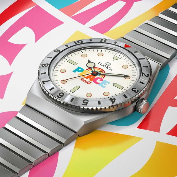 Q TIMEX タイメックス 腕時計 コカ・コーラ コラボレーション
