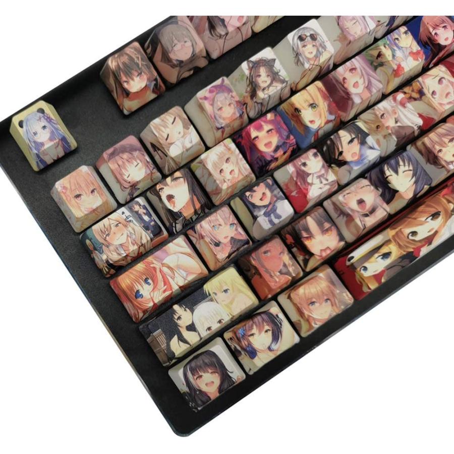 Keycaps 108 Switch Kailh Gateron Mx Cherry キーキャップ 日本アニメ プロファイル Oem 昇華 Pbt染め キーボード 専門ショップ Ahmedmostafa Us