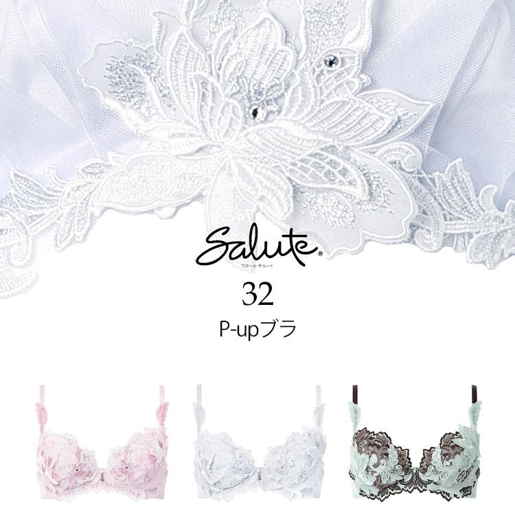 サルート（SALUTE） ワコール 32グループ 32G P-UP ブラジャー GHI