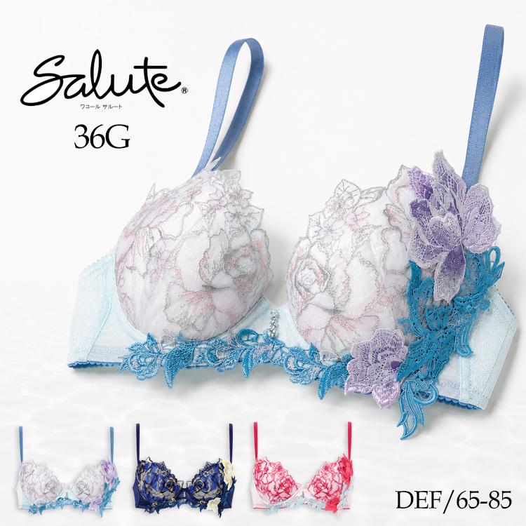 サルート 36G TU F65 ブラ P-up BTJ436 新品未使用 サルート（SALUTE） ワコール 36G ブラジャー P-Up プッシュアップブラ