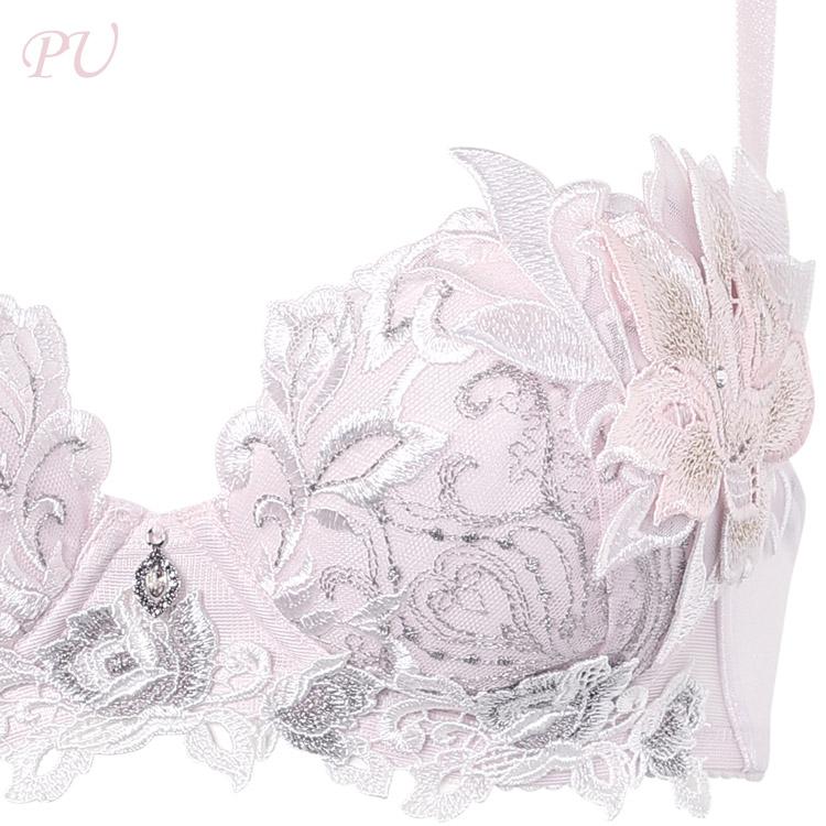 ワコール サルート 38G P-UP ブラジャー DEF プッシュアップ 38グループ 谷間 Wacoal Salute BTJ438 26SSの画像