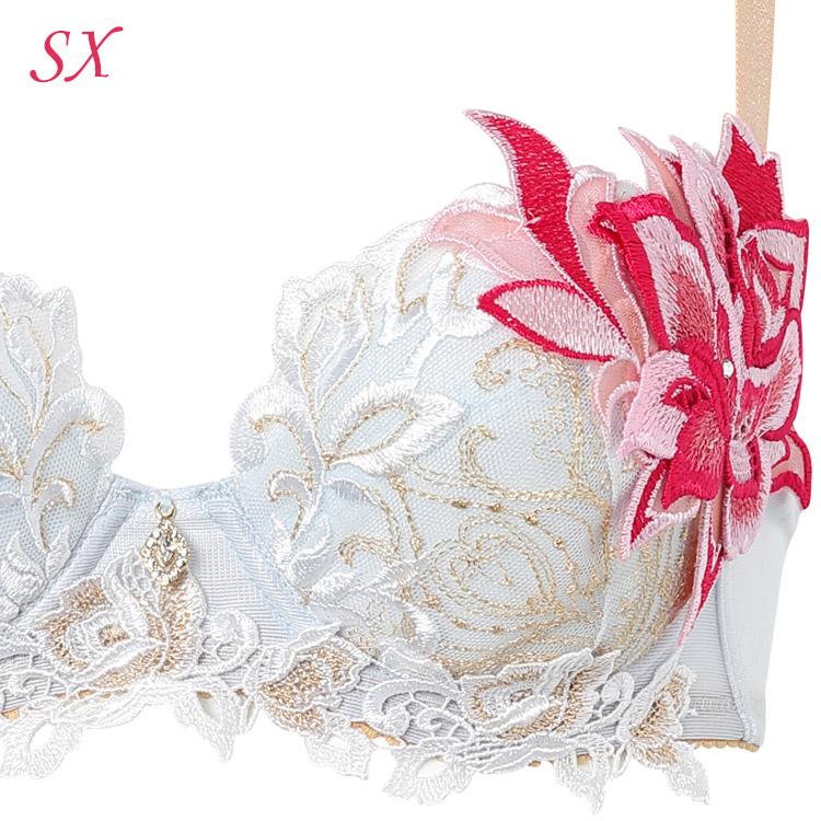 ワコール サルート 38G P-UP ブラジャー DEF プッシュアップ 38グループ 谷間 Wacoal Salute BTJ438 26SSの画像