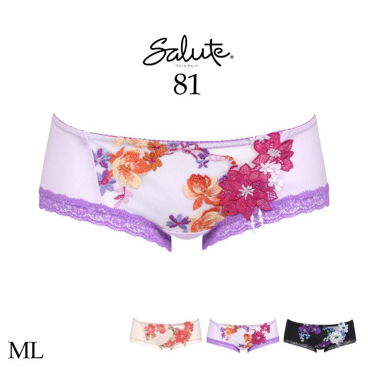 サルート（SALUTE） ワコール 81G ボーイレングスショーツ PTJ581 単品