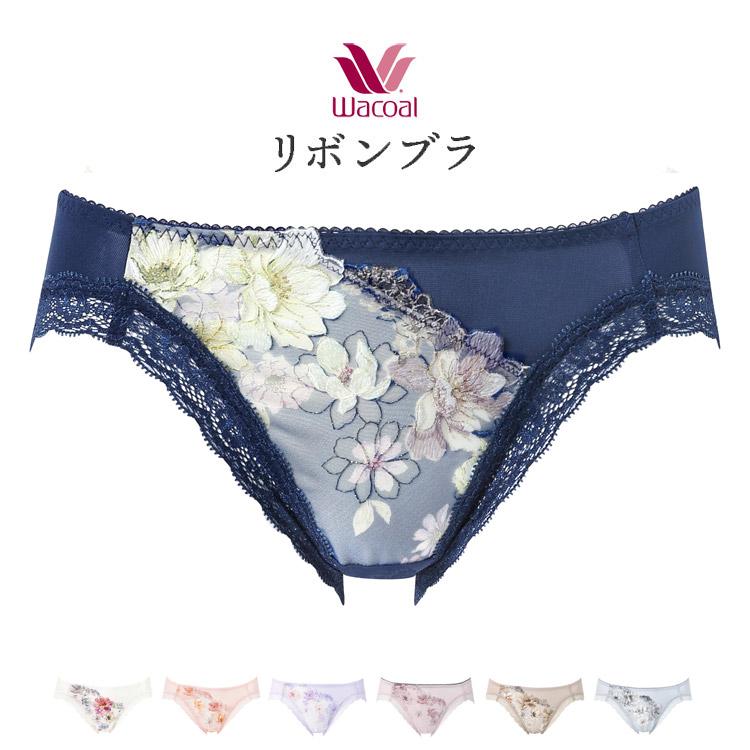 【Wacoal Collection】新作 リボンブラ レースショーツセット WACOAL（ワコール） ショーツ スタンダード リボンブラ ペア 浅め