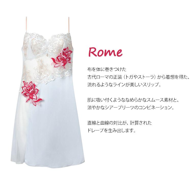 新品☆サルート 盛装の薔薇 キャミソール☆未使用 サルート（SALUTE） ワコール 38G スリップ Wacoal Salute ローマ 刺繍