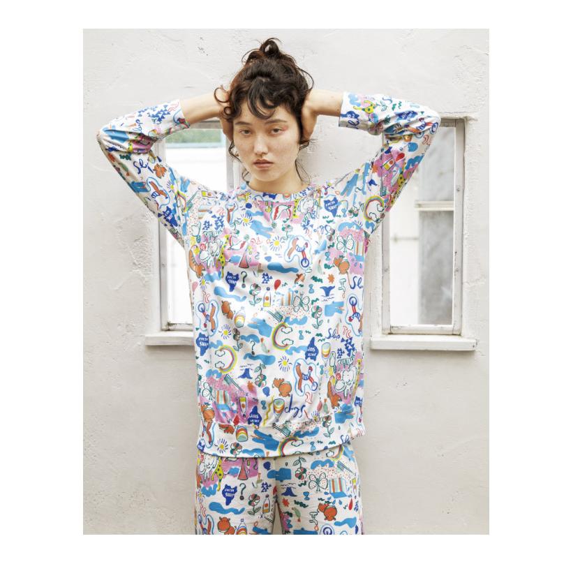 ツモリチサト パジャマ エコエコしずく 綿 Ml ブランド かわいい カラフラブル 吉川愛さん着用 Tsumori Chisato Sleep Udo259 アイム下着屋 通販 Yahoo ショッピング
