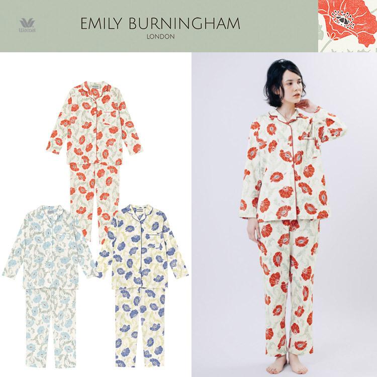 ワコール パジャマ エミリーバーニンガム 前開き 綿100 春 ルームウエア Wds231 アイム下着屋 通販 Yahoo ショッピング