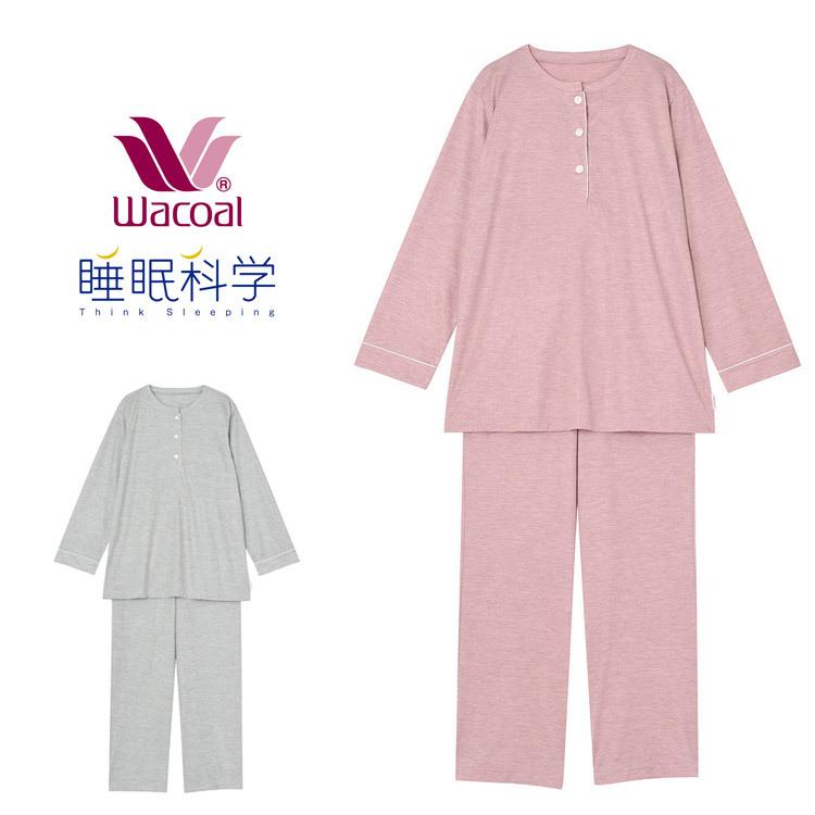 WACOAL ワコール シルク ニット パジャマ 睡眠科学 ML 通年 絹 WACOAL ワコール シルク ニット パジャマ 睡眠科学 ML 通年 絹