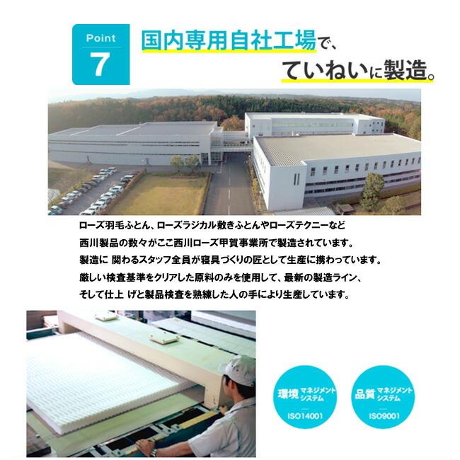西川 京都西川 ローズラジカル 固めの マットレス WWave Basic 西川 京都西川 ローズラジカル 固めの マットレス WWave Basic