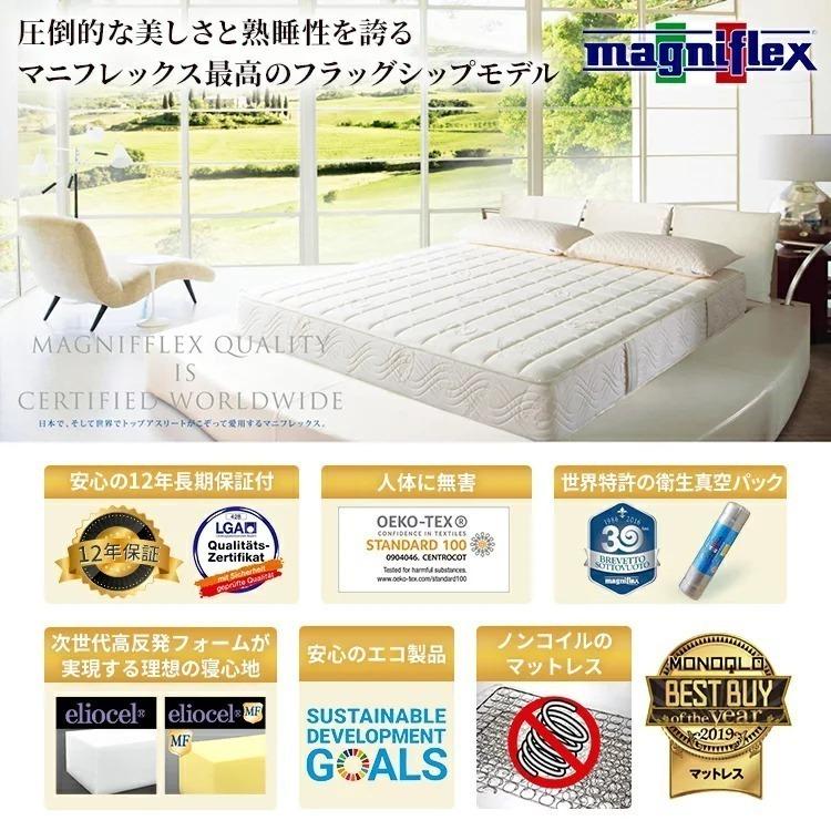 magniflex マニフレックス フラッグFX クイーン 【正規店/12年