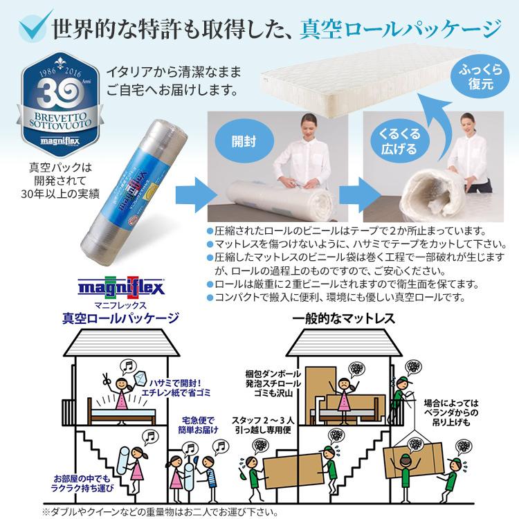 magniflex（マニフレックス） フラッグFX セミダブル 【正規店/12年