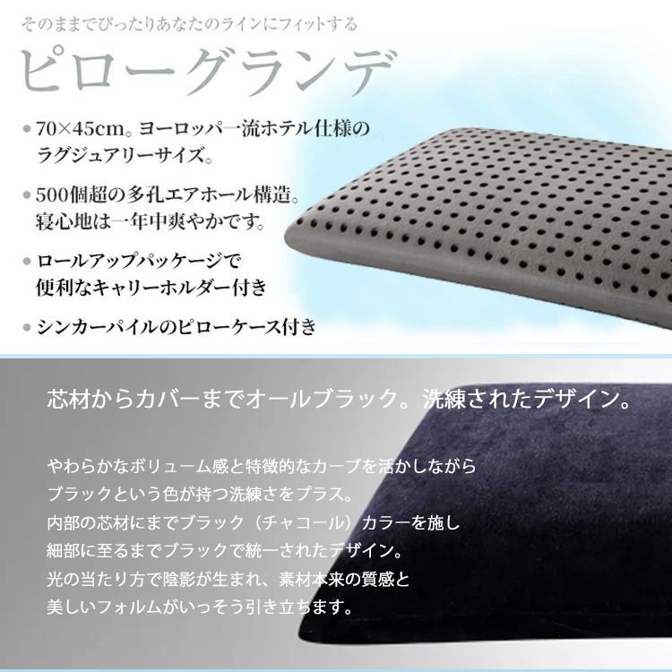 magniflex 新商品 マニフレックス 枕 ピローグランデ ブラック