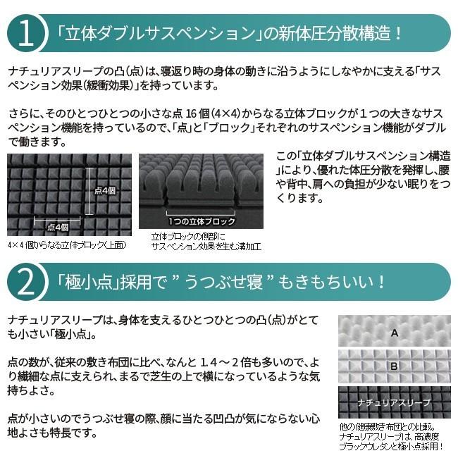 西川リビング ナチュリアスリープ セミダブル 【公式通販】
