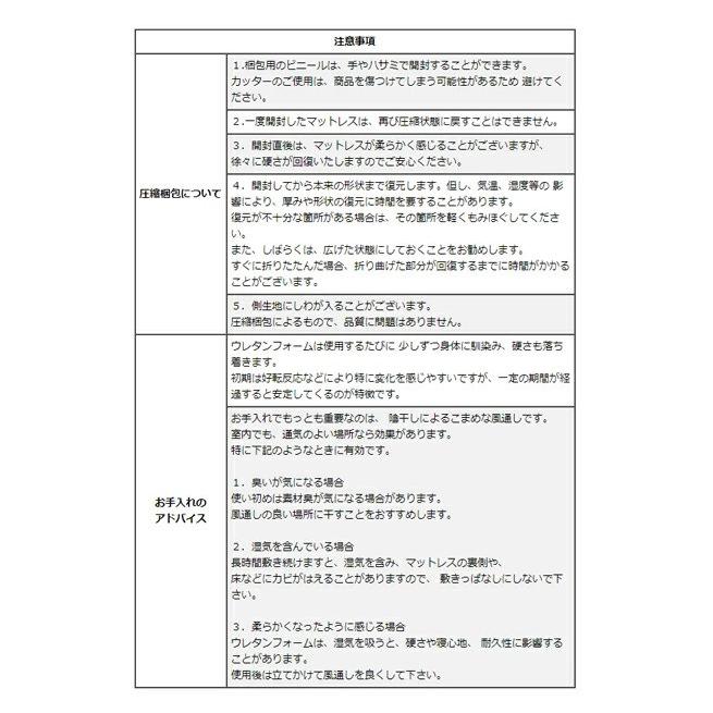 西川 ラクラ マットレス セミダブル 丸巻き rakura 敷布団 120×200×9cm YA1001 2460-10649 RAKURA 3年保証 246010649 旧 (スヤラ SUYARA suyara)_10
