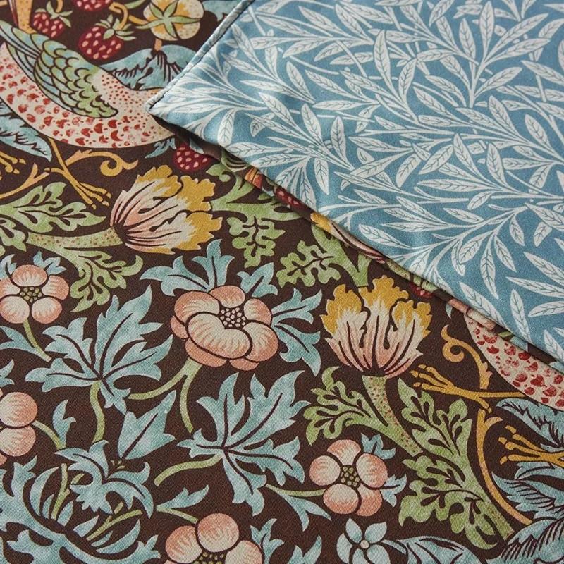 MORRIS Gallery☆西川サンダーソン☆いちご泥棒掛け布団カバーシングル 西川（nishikawa） 掛け布団カバー シングル PI04100605 モリス